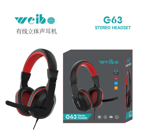 Ενσύρματα ακουστικά Gaming - G63 - Weibo - 658557 - Image 2