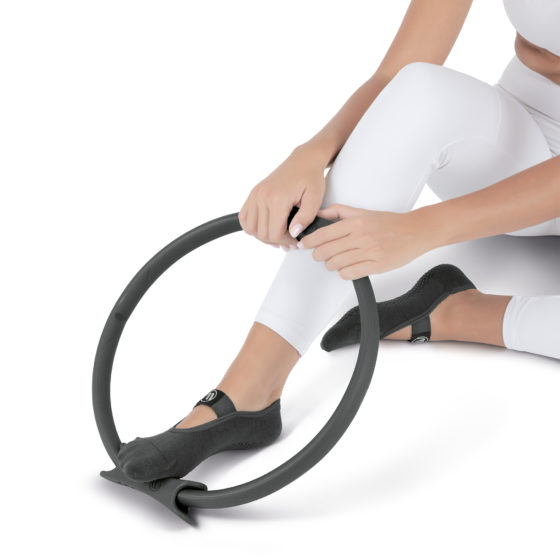 Κάλτσες Pilates Yoga Trinity Bellulu 39-42 – Graphite 99864 - Image 4